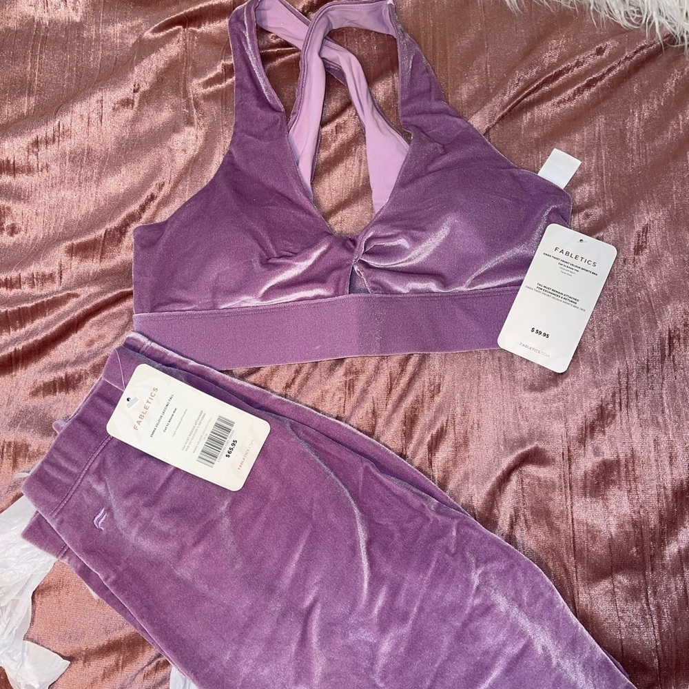 Fabletics- Velour Set - Size M